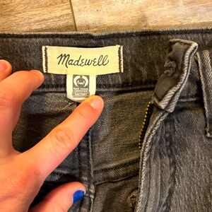 Madewell faded  black  Denim Jeans
